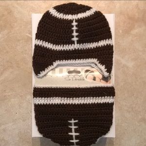 NWT So Dorable Baby Football Diaper Cover and Hat